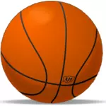 Basketbal sport hraje míč Vektor Klipart