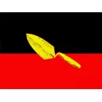 Аборигенов флаг-векторное изображение