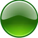 Зеленая глянцевая кнопка