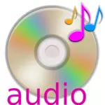 Audio CD gráficos vectoriales