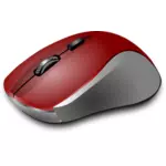 Wektor clipartów czerwony komputera mysz