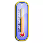 Thermometer vector image