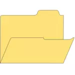 Žlutá uzavřené slovník vektorový obrázek