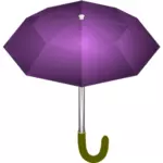 Desenho vetorial de guarda-chuva roxo