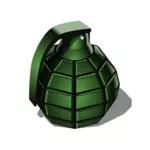 ClipArt vettoriali granata di mano verde