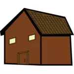Det brune hus vektortegning
