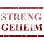 בתמונה וקטורית הועצם Geheim