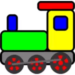 الملونة قطار ناقلات القطار الفن