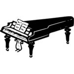 ناقلات مقطع الفن من البيانو