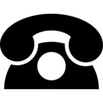 Traditionelle Telefon-Vektor-Bild