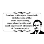Definition av fascism