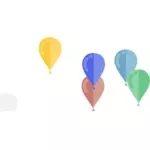 Cinco balões