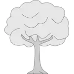 رسم شجرة جذع رقيقة