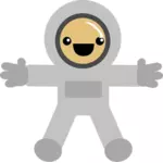 Astronauta de desenhos animados