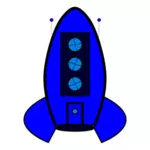 Иконка синяя ракета