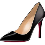 Schwarze Stiletto heels