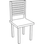 シンプルな椅子ベクトル画像