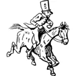 Koně a jezdce, kreslení