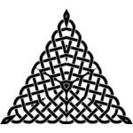 Celtic knot triangle
