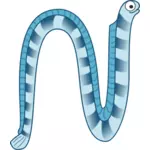 Serpent de mer de dessin animé
