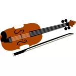 Скрипка-векторное изображение
