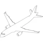 صورة توضيحية للطائرة