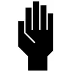 Imagem do símbolo de mão