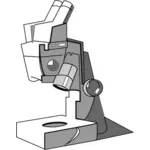 סמל מיקרוסקופ אפור