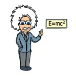 آينشتاين مع المعادلة