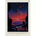 Cartaz da NASA trapista