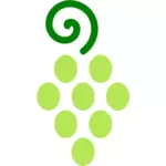 Grønne druer-ikonet