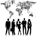 رجال الأعمال وخريطة العالم