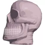 Craniu înfricoşător într-un blur