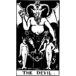 Carte de tarot de diable
