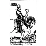 Knight dari cangkir okultisme kartu