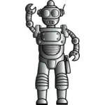 Retro metallisk robot strekbilder