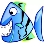 Piranha en style cartoon