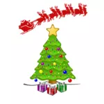 Vánoční strom zdobený