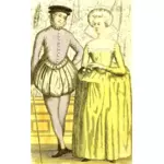 immagine di moda del XVI secolo