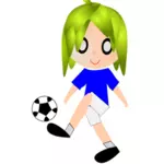 Animovaný fotbalista