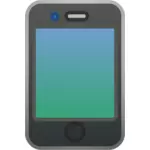 האיור וקטורית כחול iPhone 4