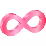 Símbolo do infinito-de-rosa