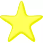3 D の黄色い星