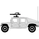 Vektorové grafiky vojenské auto