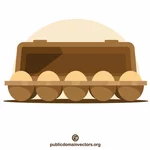 एक बॉक्स में अंडे
