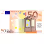 Imagem vetorial de 50 nota de Euro