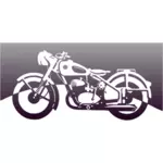 Мотоцикл 1950ies вектора