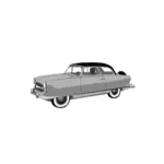 1950-tallet rambler cabriolet vektor image