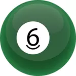Gröna snooker bollen