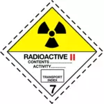 Placa radioativa